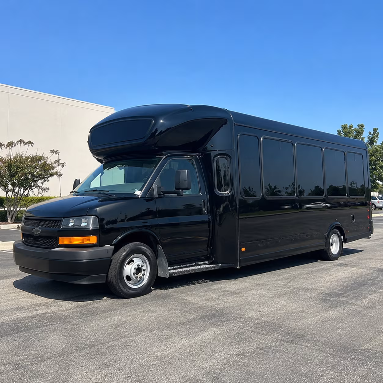 Interior of a party bus rental serving Little Rock