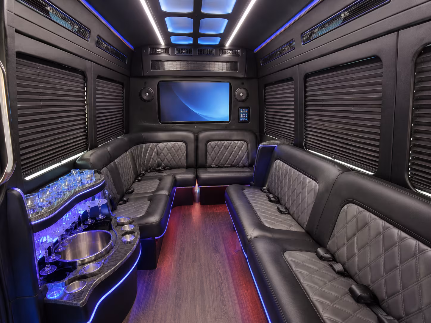 Little Rock Airport Shuttle & Transportation party bus exterior