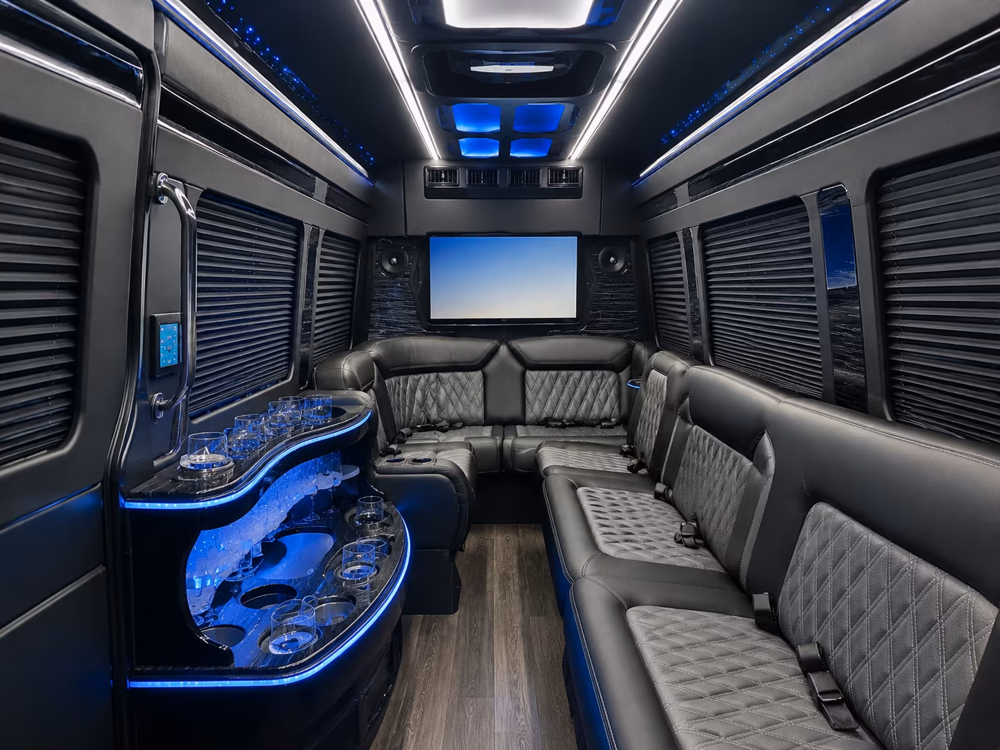 Little Rock Airport Shuttle & Transportation party bus exterior