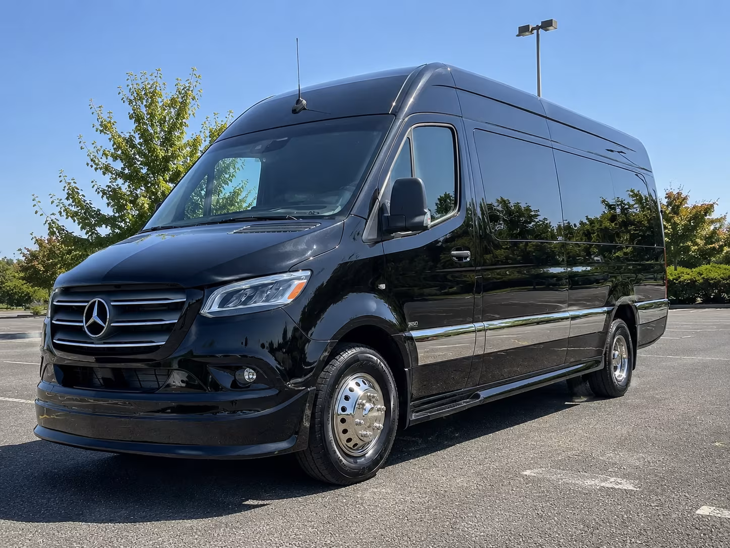 Little Rock Corporate Transportation party bus exterior