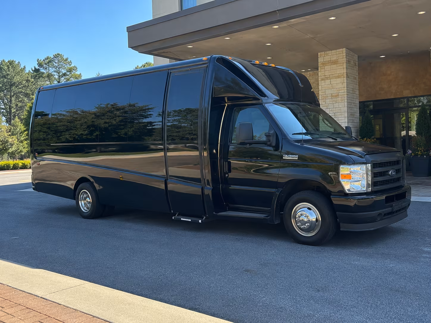 Little Rock Corporate Transportation party bus exterior