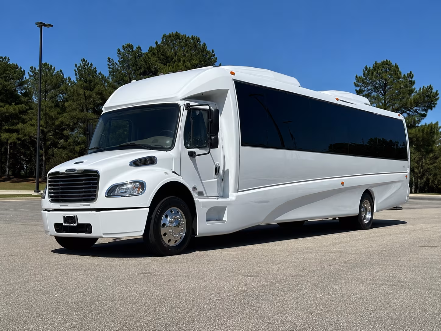 Little Rock Prom & Homecoming Transportation party bus exterior