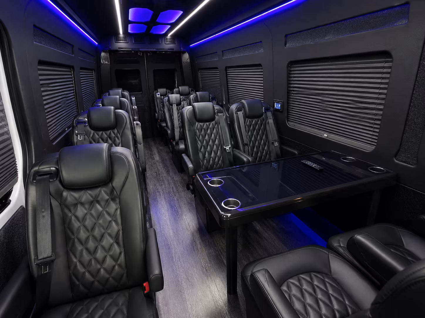 Little Rock School Event Transportation party bus exterior