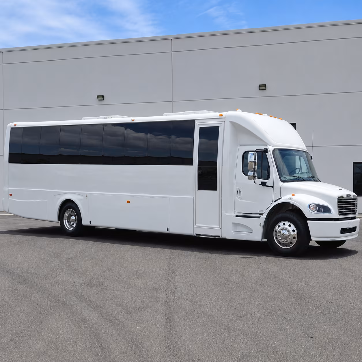Little Rock Sporting Event Transportation party bus exterior