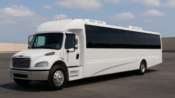 Exterior of Charter Bus Company Springdale's 25 Passenger Party Bus in Springdale