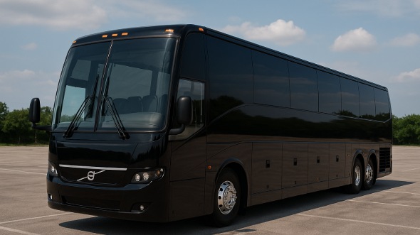 Exterior of Charter Bus Company Little Rock's 40 Passenger Charter Bus in Little Rock